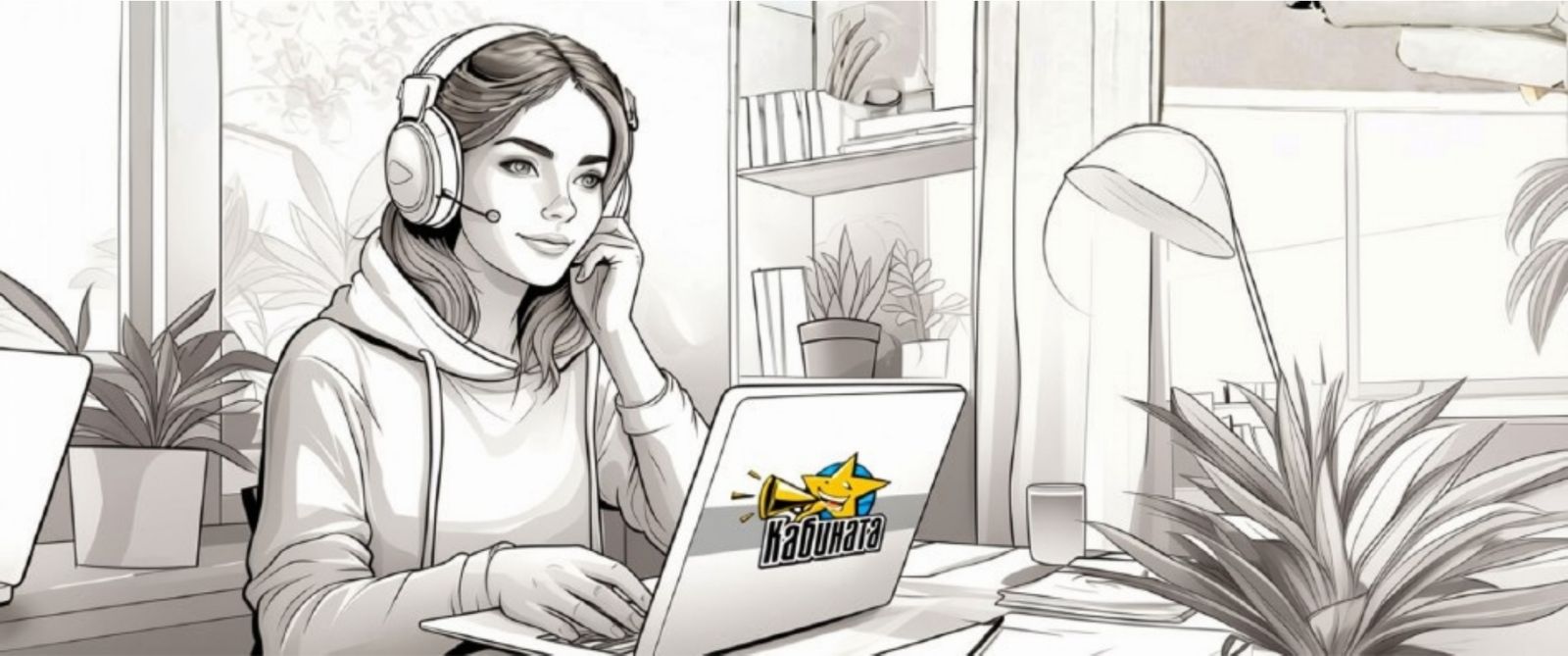 Онлайн обучение по цифрова компетентност в Кабината